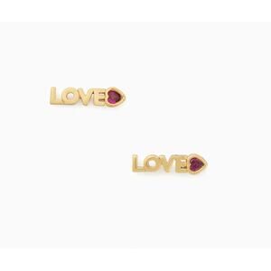 Kate Spade Love You Mom Love Mini Studs Earrings
